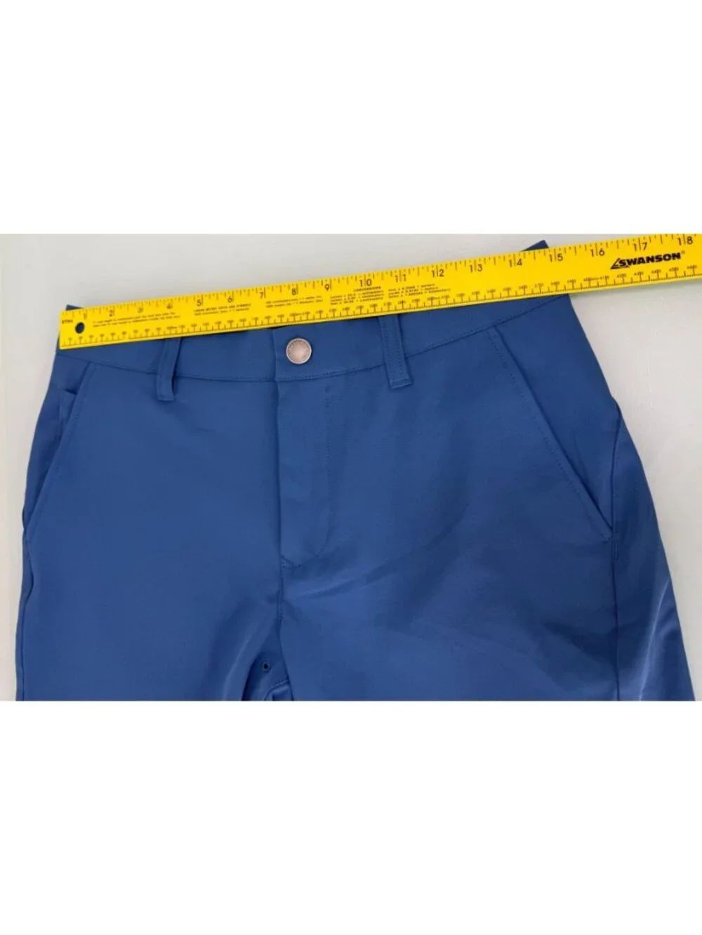 Bonobos Golf Shorts Mens 29 Blue 8” Inseam Performance Stretch Chino Flat Front - Picture 8 of 11